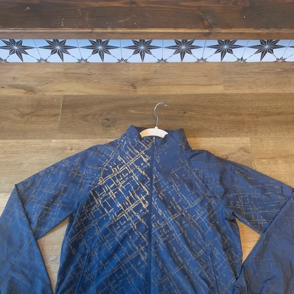 Shape Dark Blue Hooded windbreaker Jacket size L - Picture 8 of 13